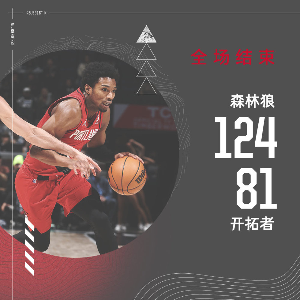 开拓者客场击败森林狼，实现两连胜