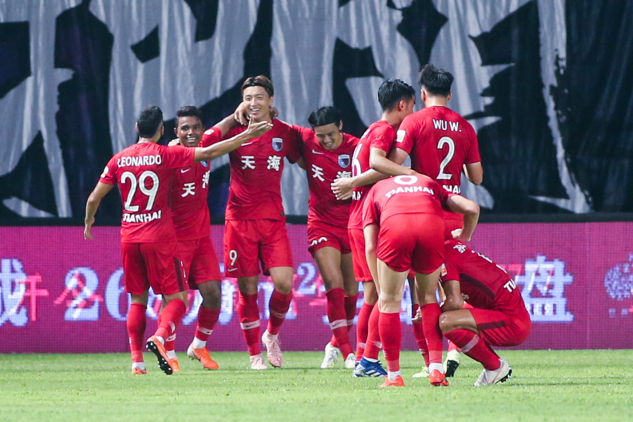 天津天海客场取分，迈出胜利关键一步