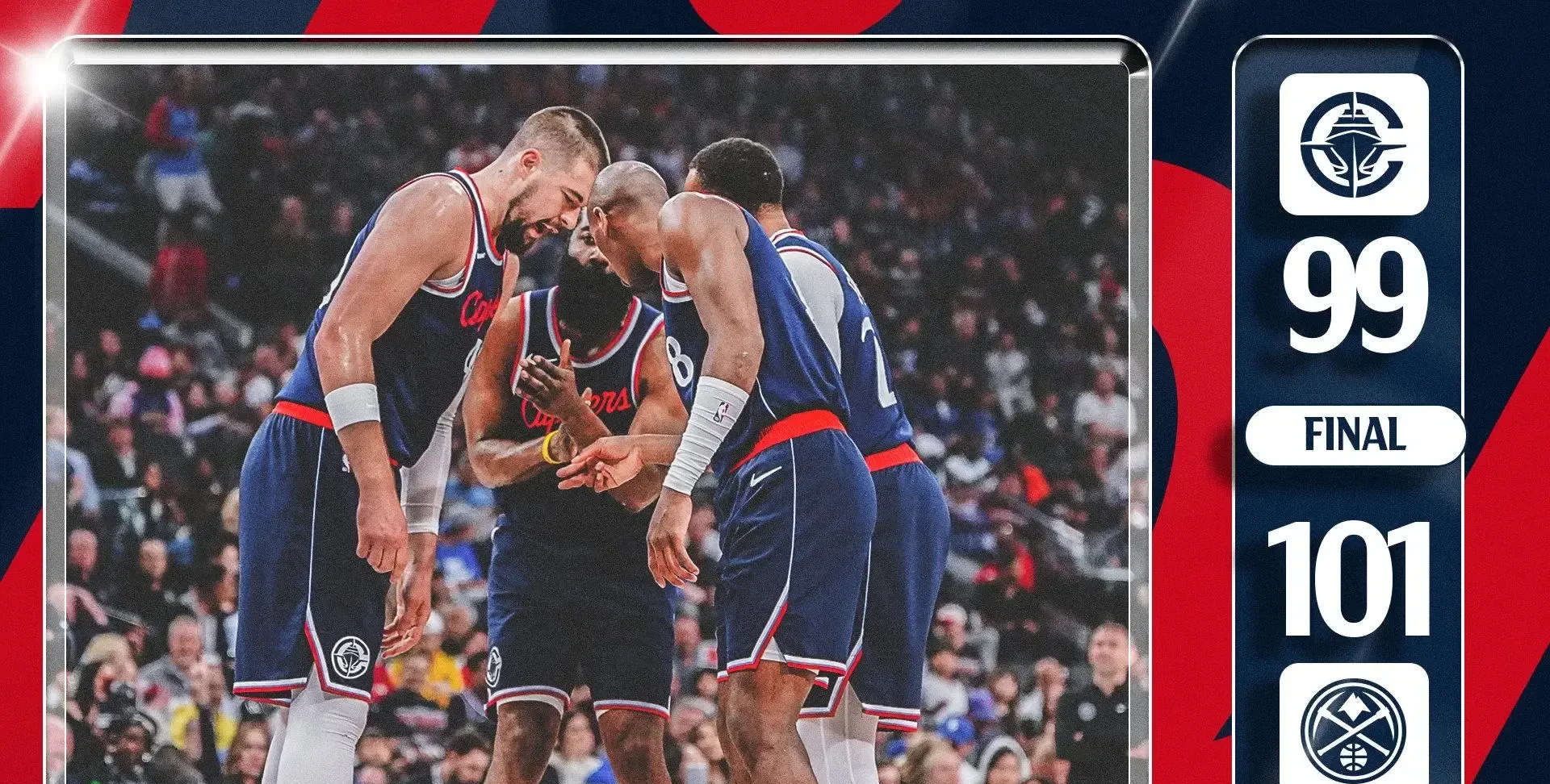 快船连胜终结，被国王逆转取胜